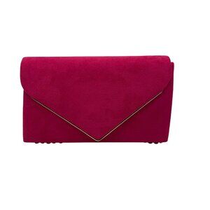 Charming Tailor Pink Velvet Clutch